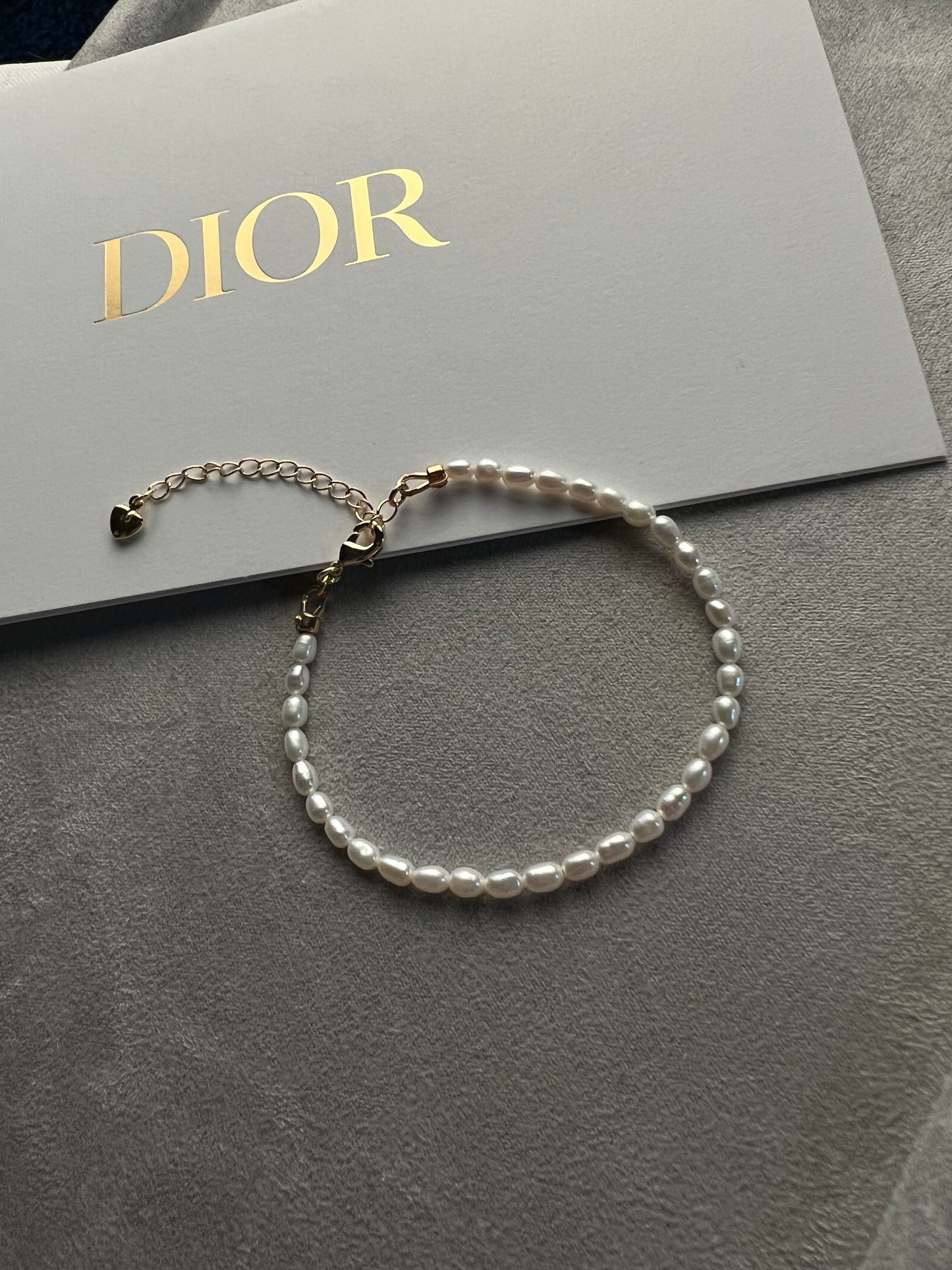 Pearl bracelet on hand classic. Gift for her
