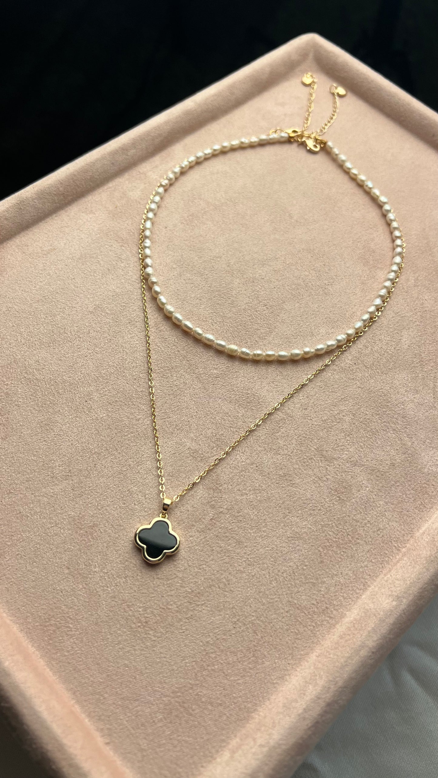 Pearl necklace jewelry handmade. Gift for Her