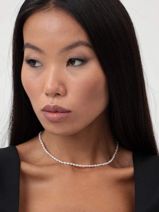 Pearl necklace jewelry handmade. Gift for Her