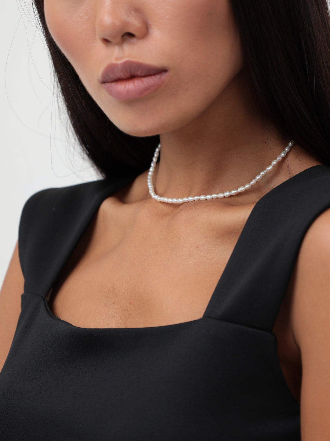 Pearl necklace jewelry handmade. Gift for Her